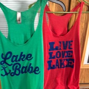 Set of 2 lake tanks